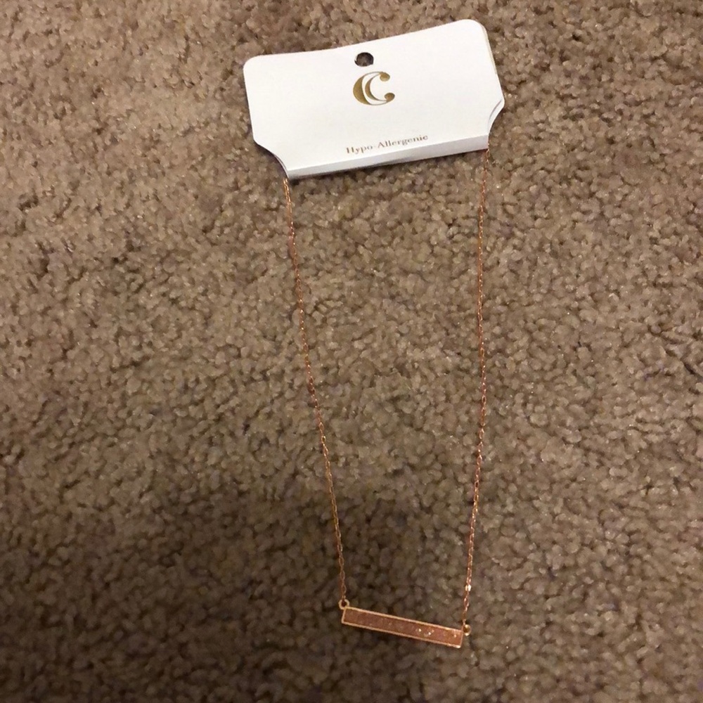 Rose gold necklace